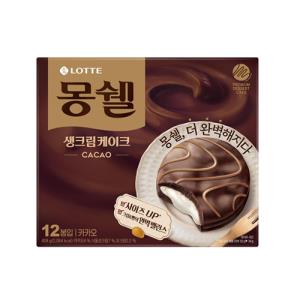 [롯데웰푸드] 몽쉘카카오생크림케이크_408G(12입)